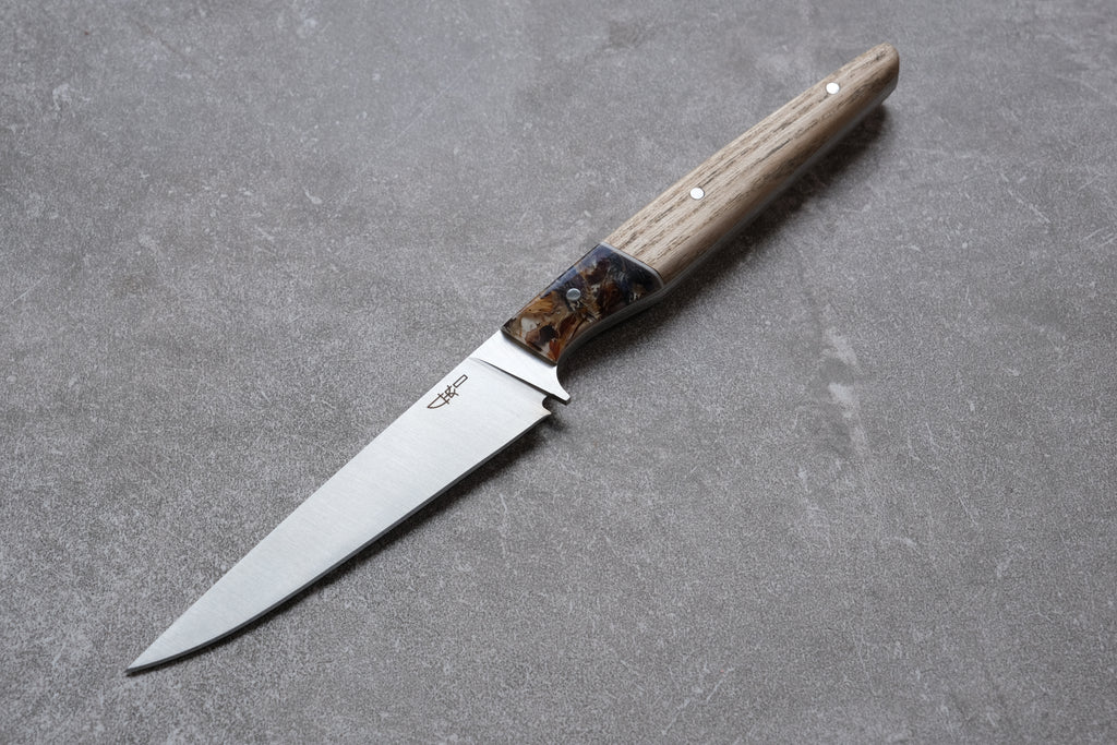 Ash & Resin Handled Stainless Steel Steak Knives