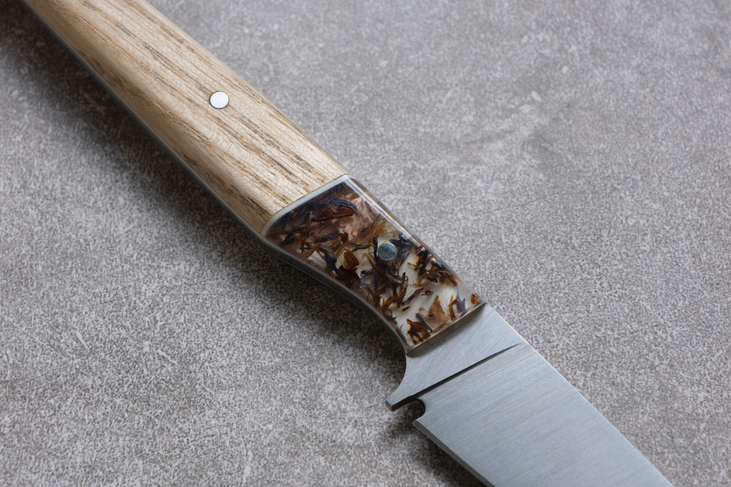 Ash & Resin Handled Stainless Steel Steak Knives