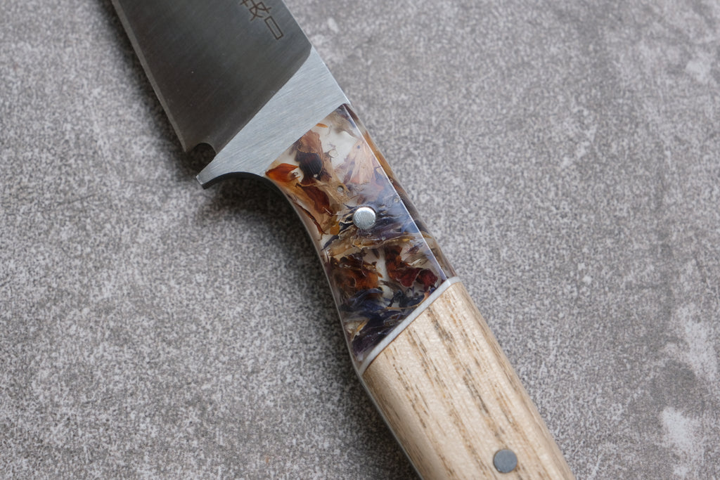 Ash & Resin Handled Stainless Steel Steak Knives