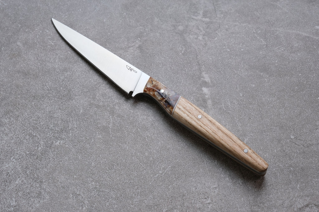 Ash & Resin Handled Stainless Steel Steak Knives