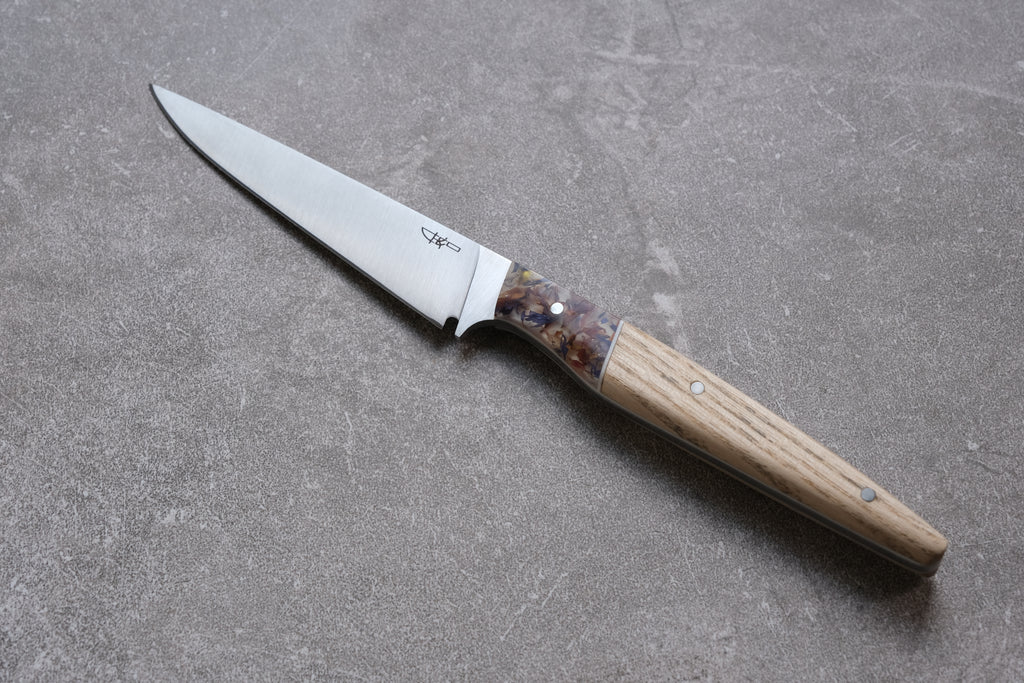 Ash & Resin Handled Stainless Steel Steak Knives