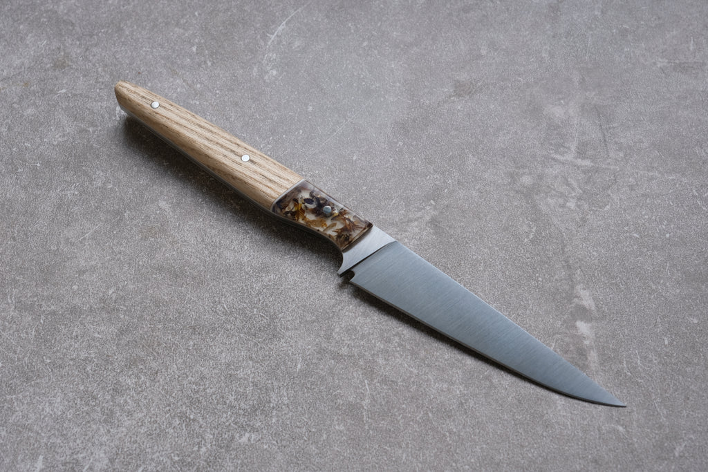 Ash & Resin Handled Stainless Steel Steak Knives